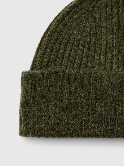 Slflulu Wool Blend Knit Beanie