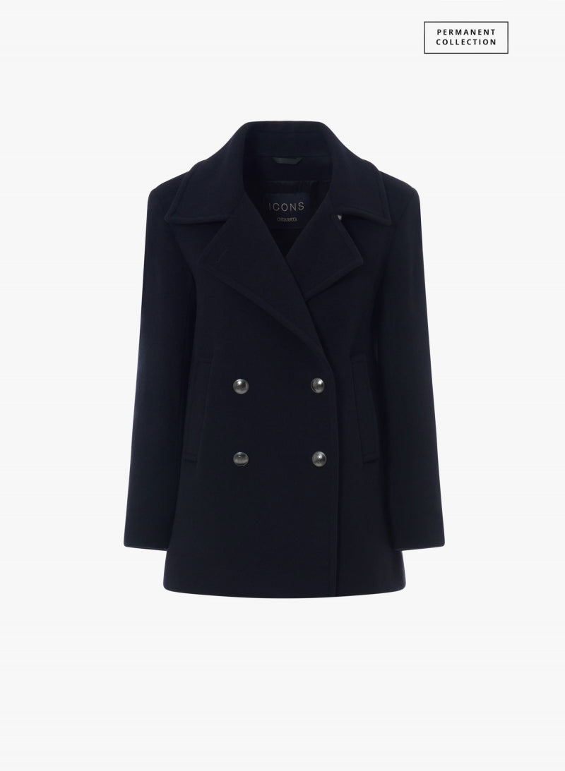 Navy Kort Kåpe
