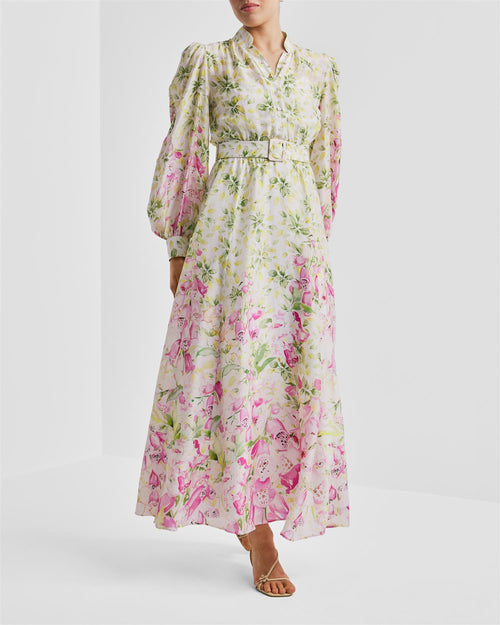 Organza Belt Dress