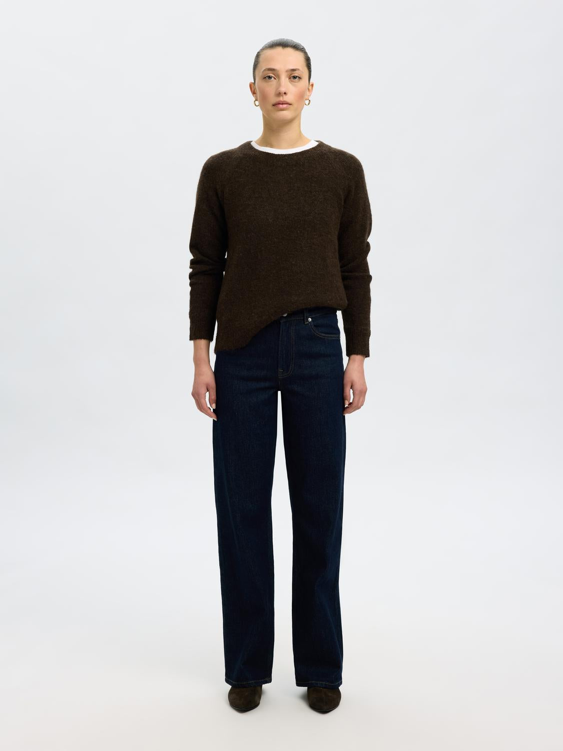 Slflulu Ls Knit O-Neck