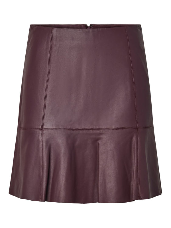 Yascolly Mw Naplon Leather Skirt