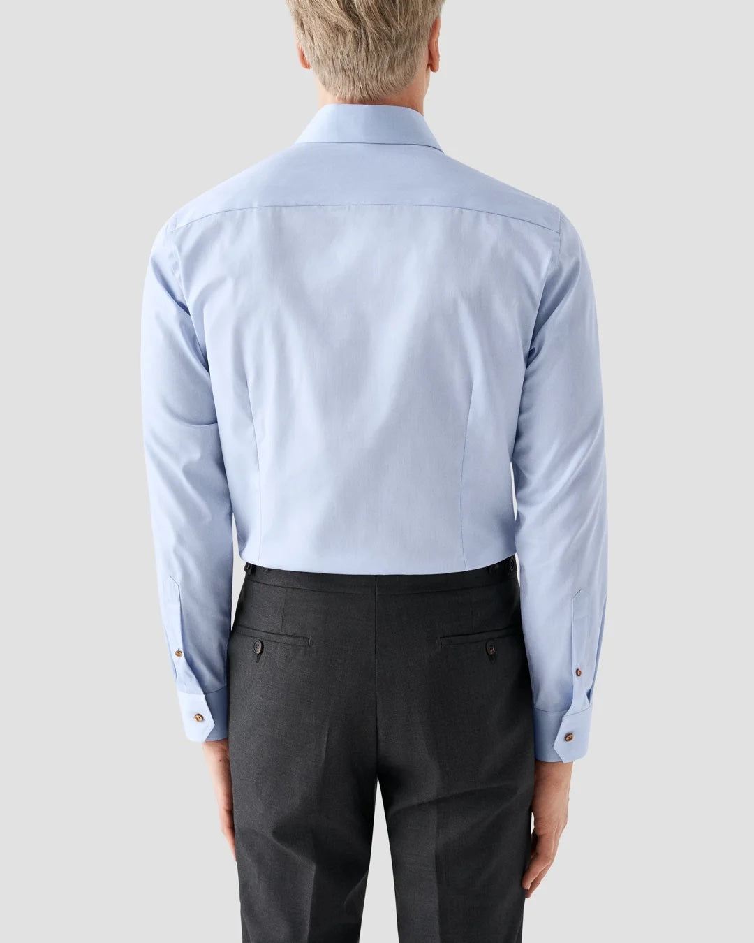 Light blue Signature Twill Shirt - Contemporary fit