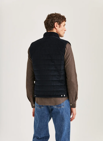 Ted Quilted Cord Vest