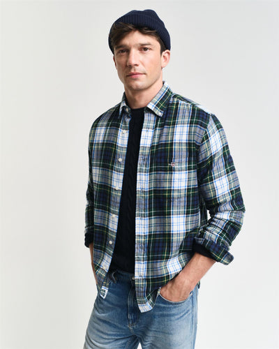 Reg flannel check shirt