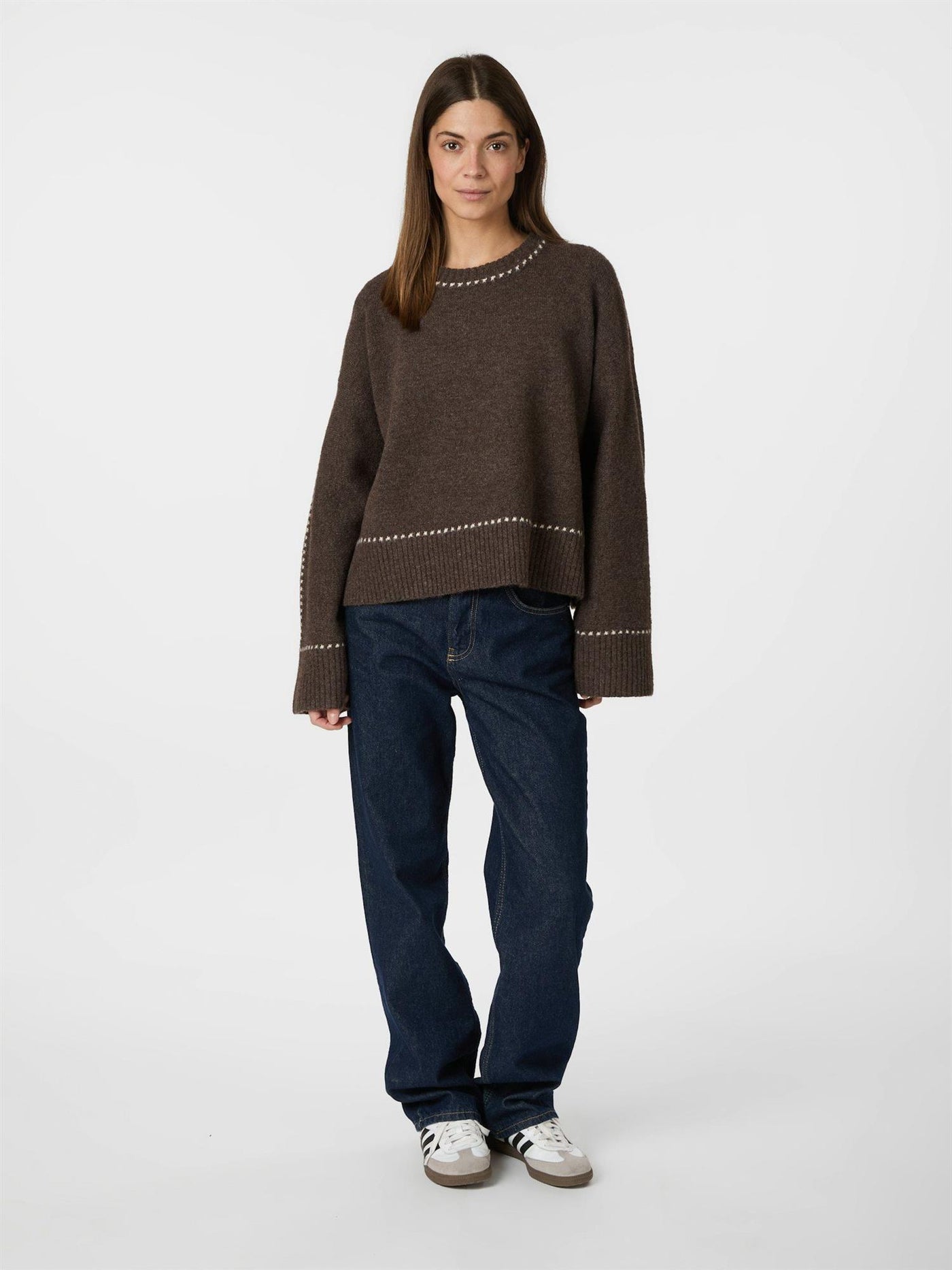 Roeme knit stitch blouse