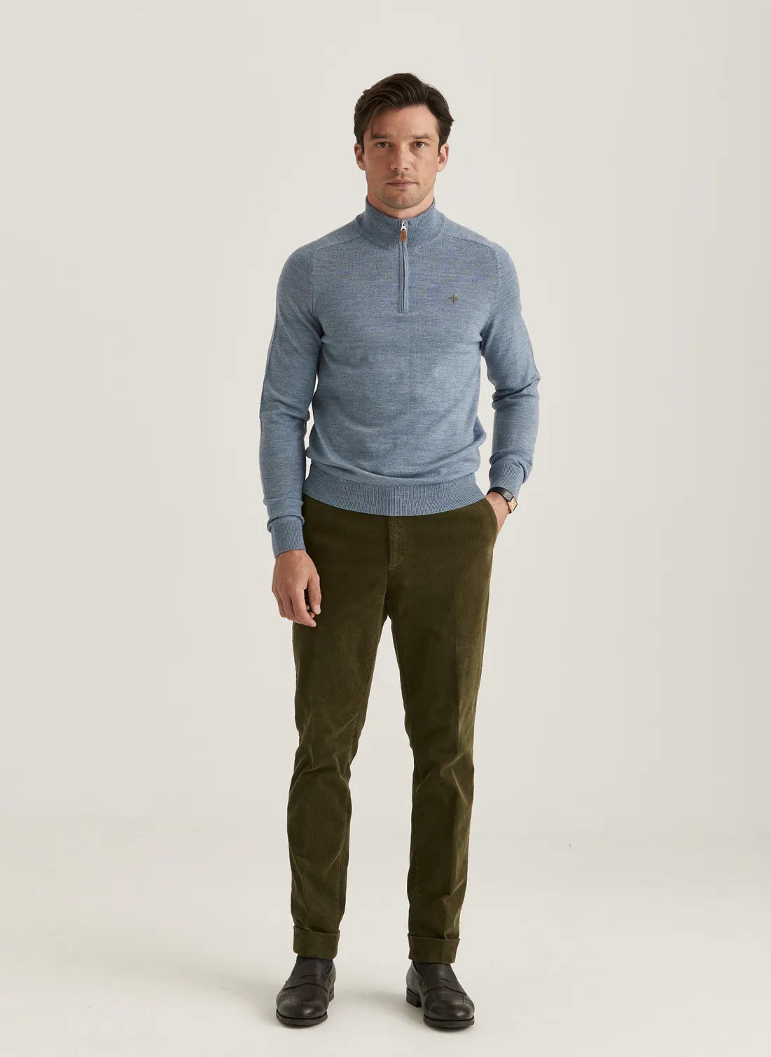 Merino John zip