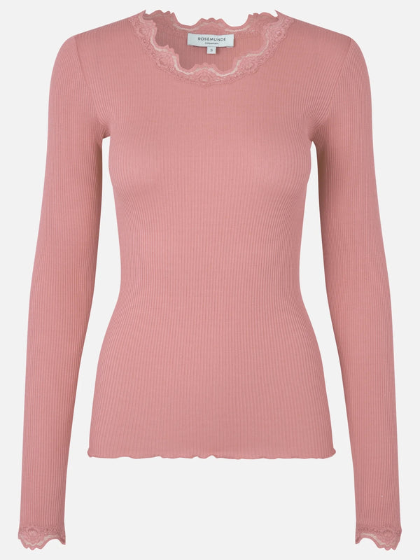 RWBabette Silk LS Lace T-Shirt