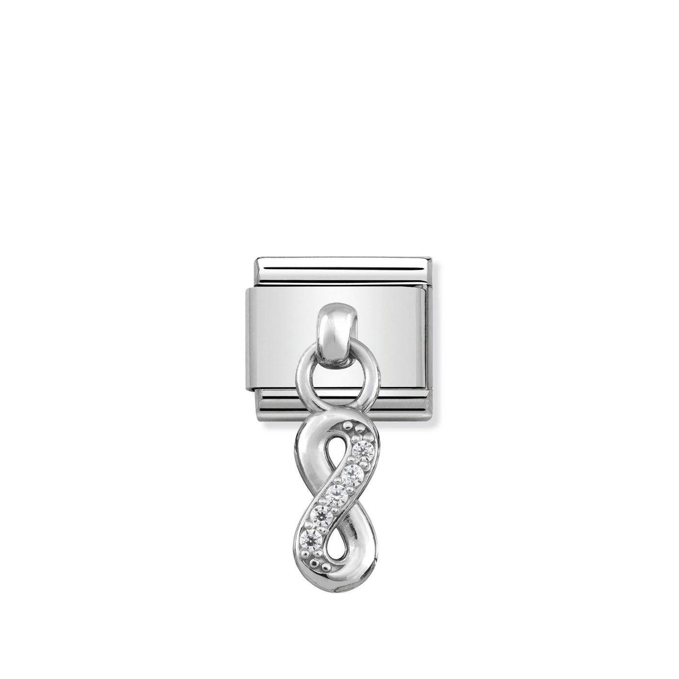 Charm Silver Infinity