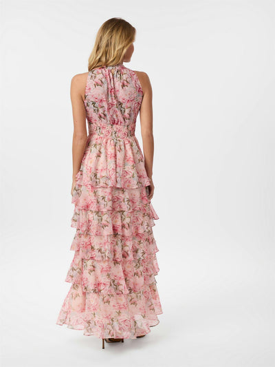 Marli Flower Chiffon Dress