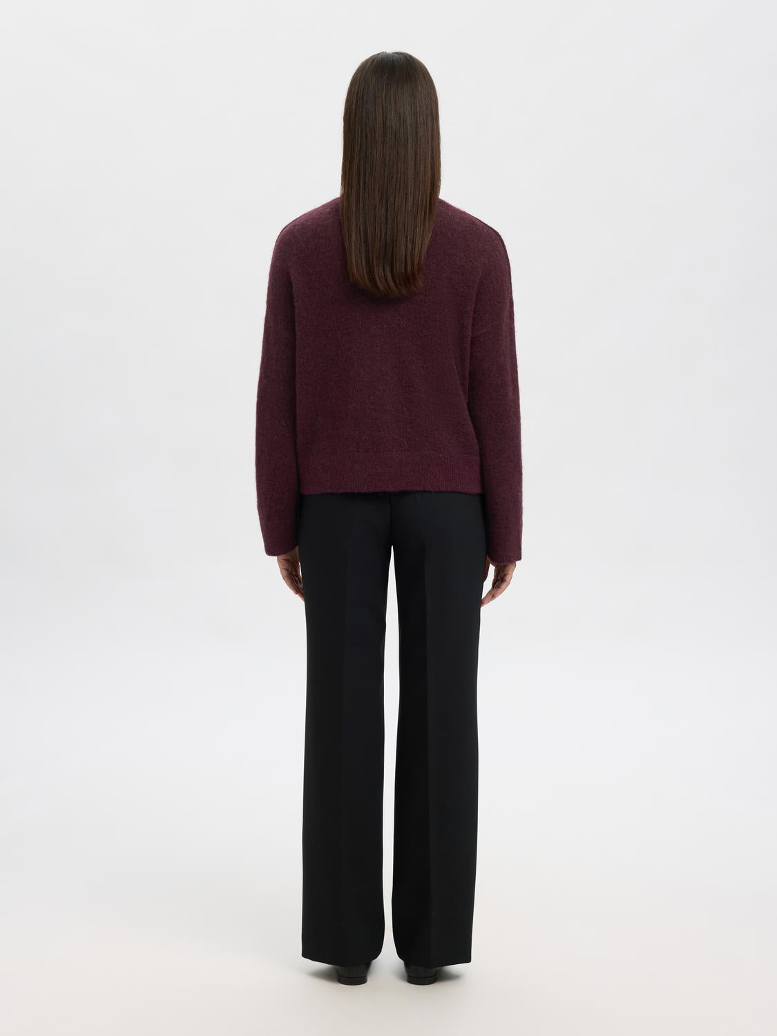Slfsia Ras Ls Knit Zipper Cardigan