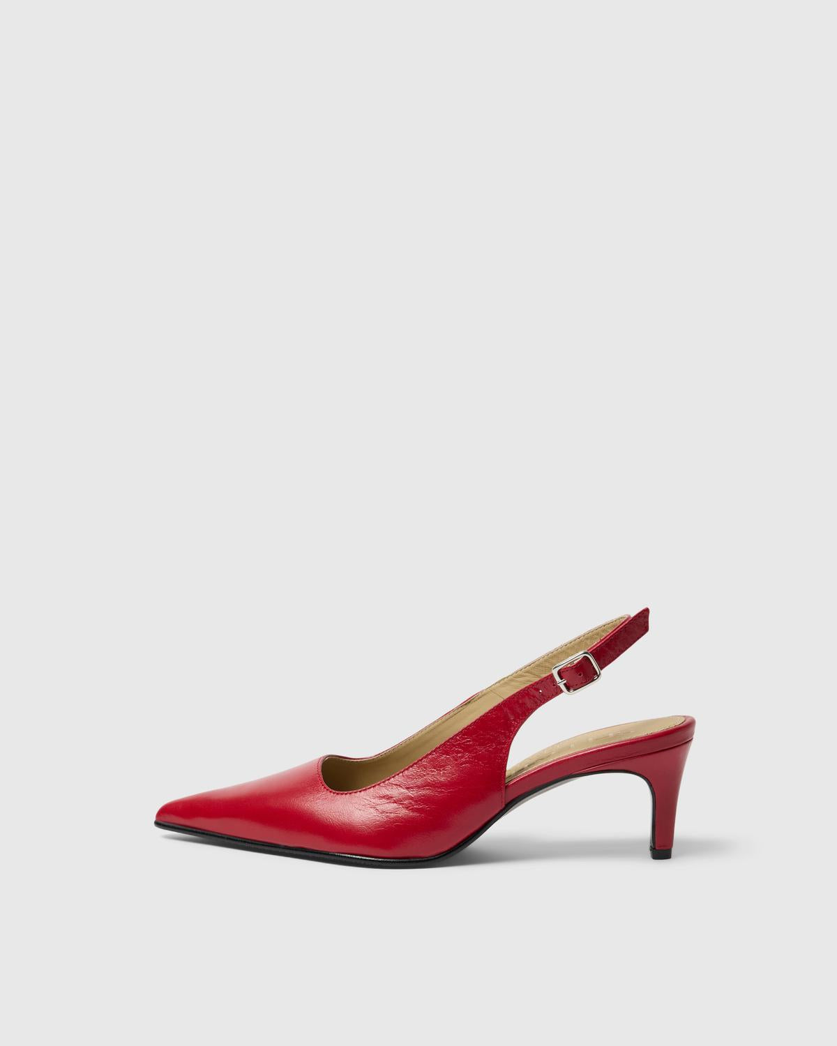 Slfisla Leather Pointy Slingback