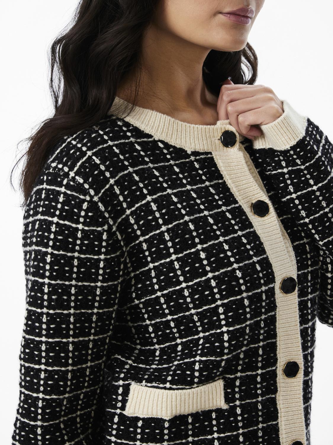 Yaslivia Ls Short Knit Cardigan