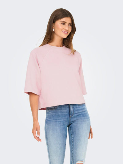 Onldasie 2/4 O-Neck Raglan Ub Cs Swt