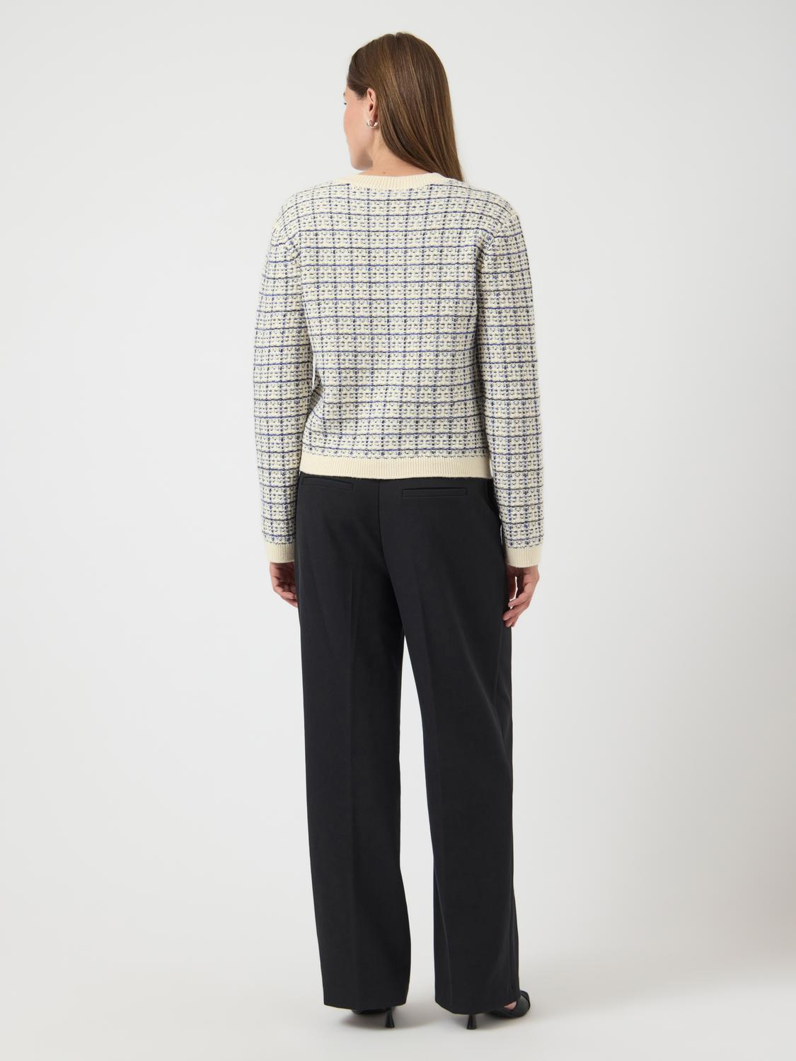 Yaslivia Ls Short Knit Cardigan