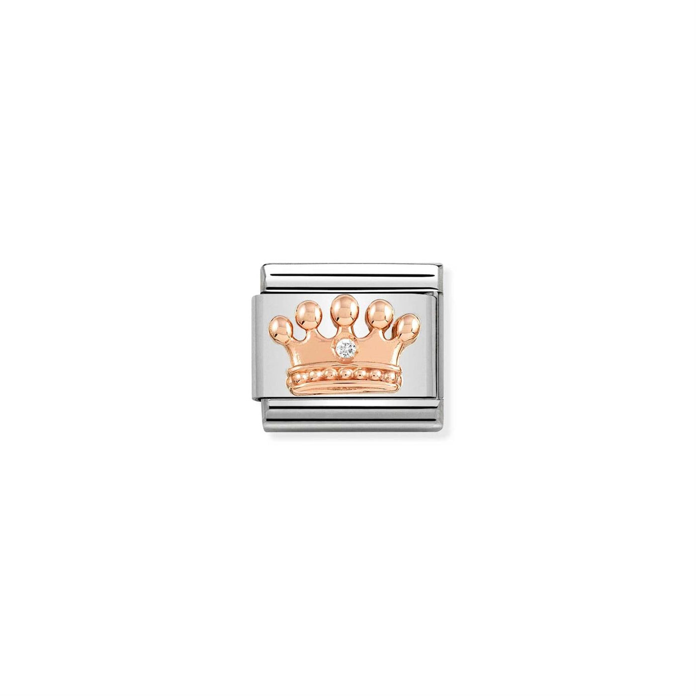 Crown with White CZ