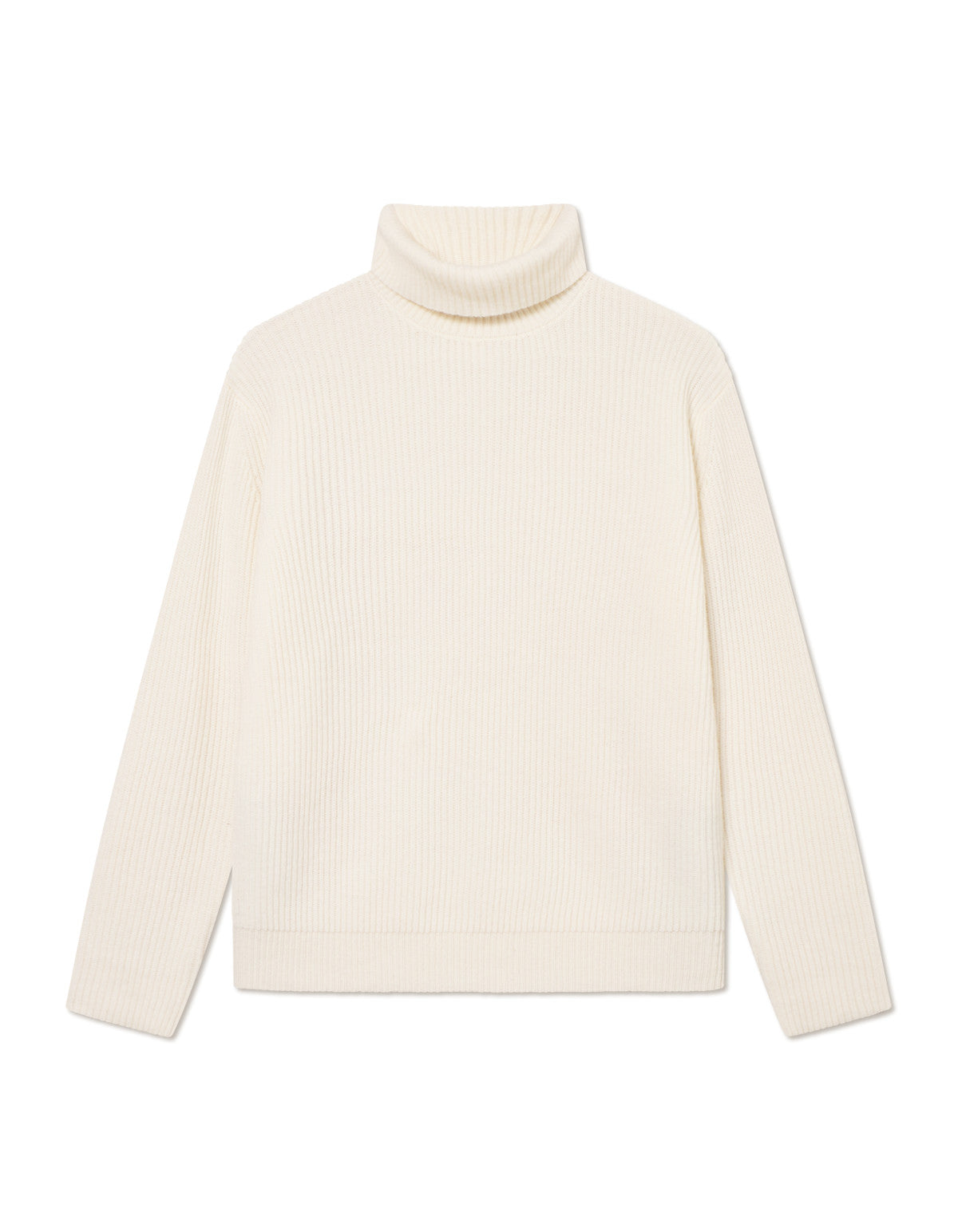 Eddie Wool Rib Rollneck Knit