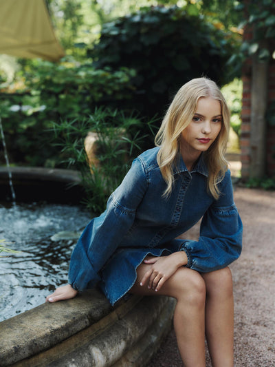 Janne Blue Denim Blouse