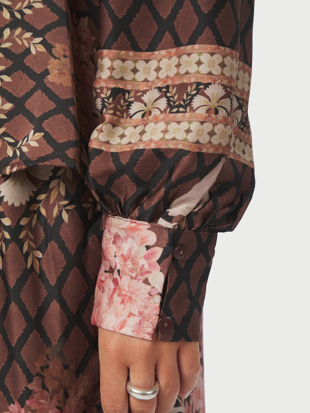 Massima Botanical Border Blouse