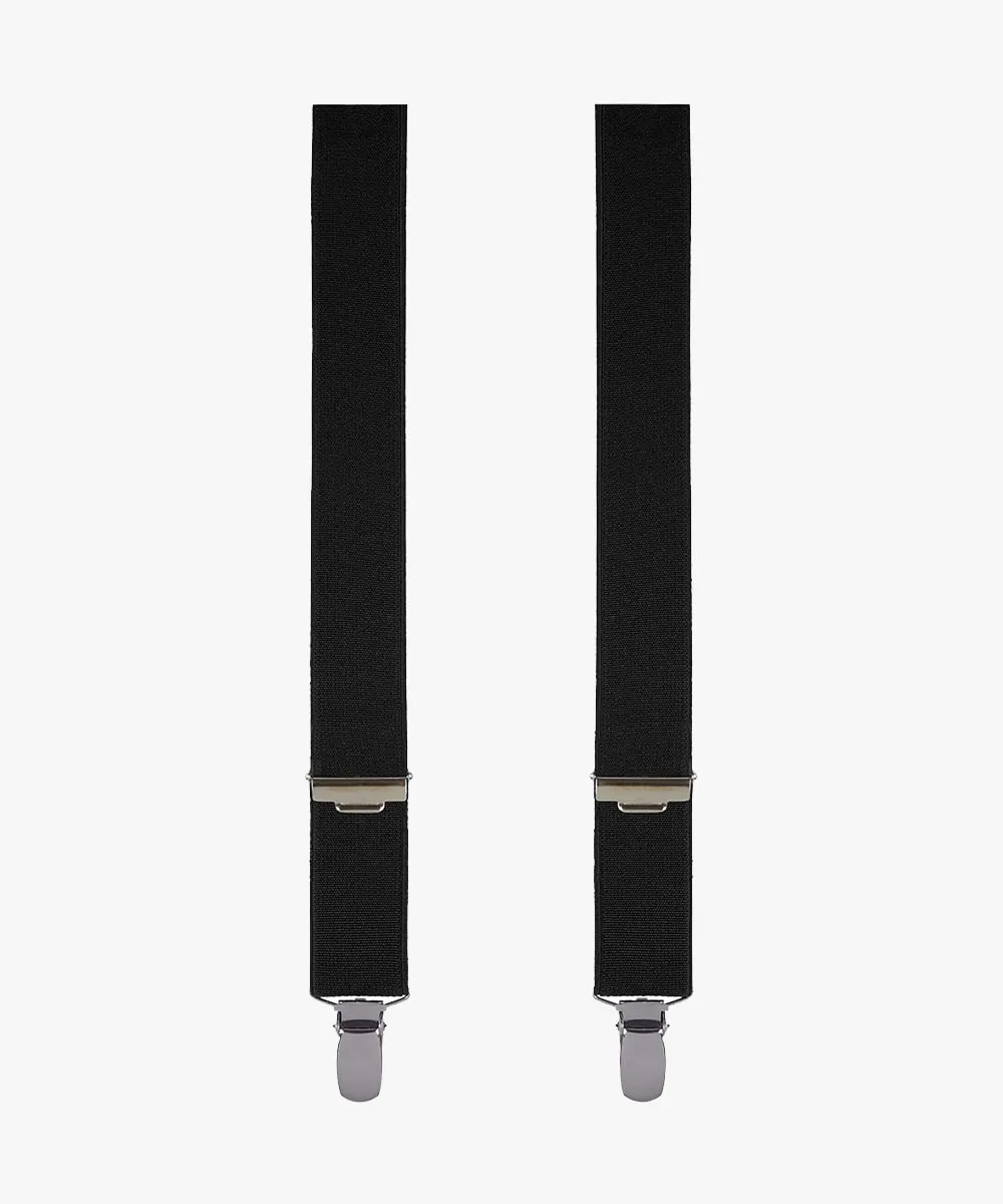 BRACES SOLID BLACK