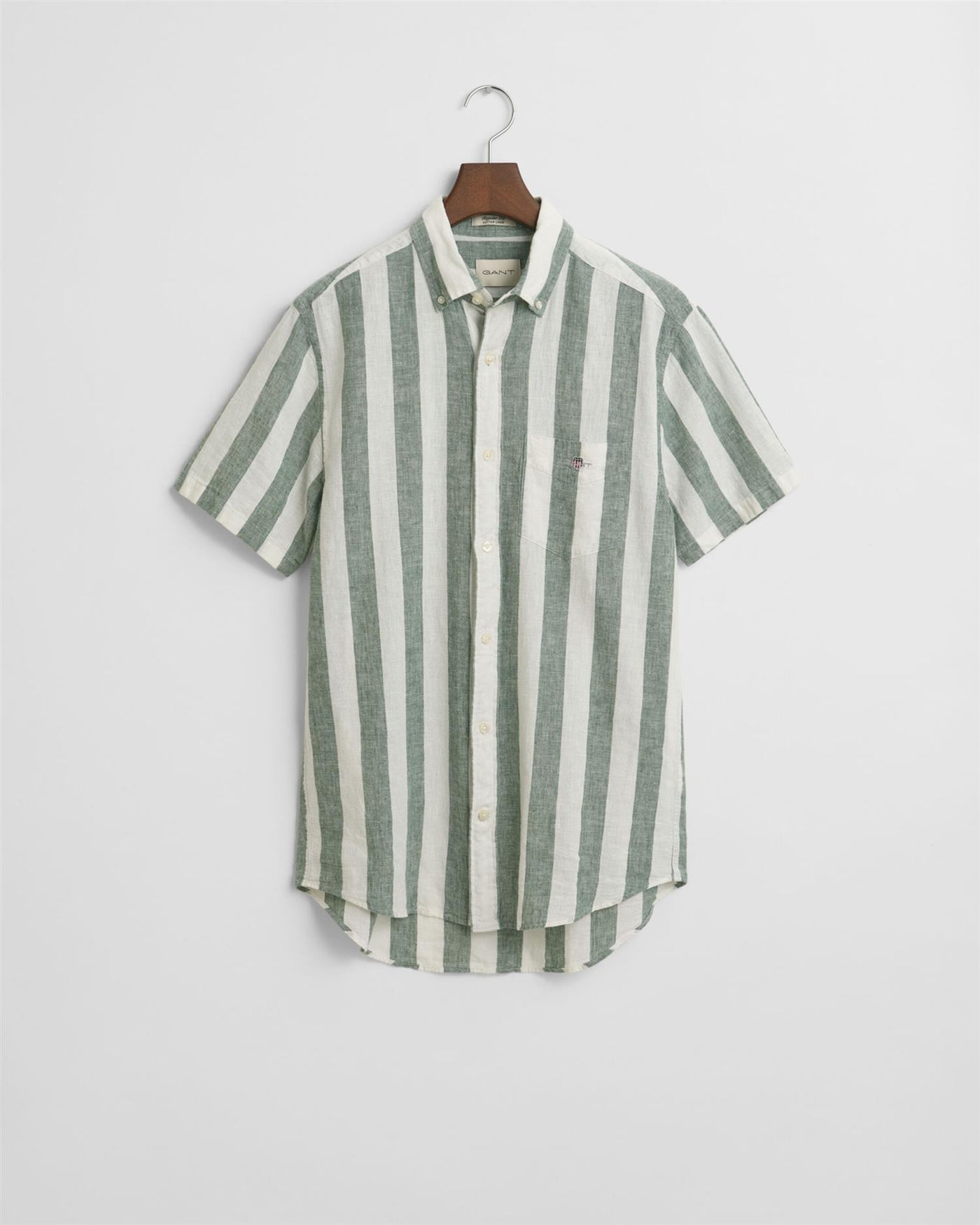 Reg cotton linen ss s shirt