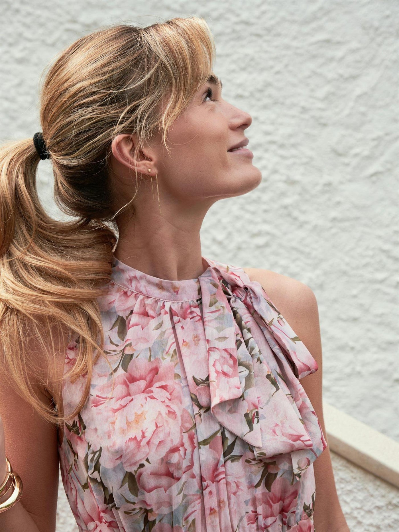 Marli Flower Chiffon Dress