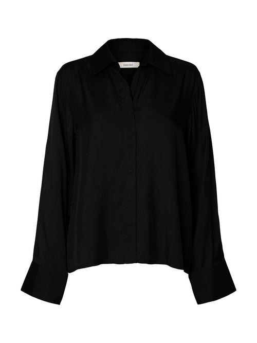 Slwjonna Reg Ls Open Collar Shirt