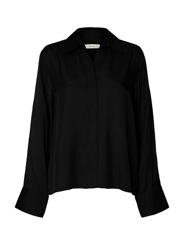 Slwjonna Reg Ls Open Collar Shirt