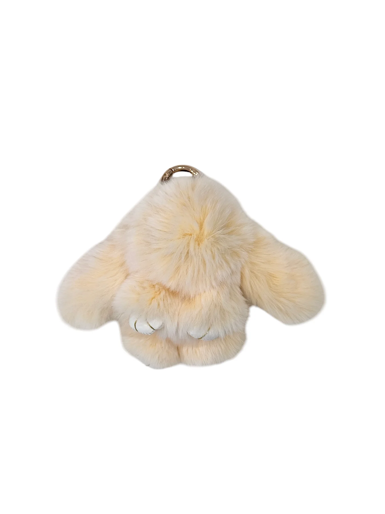Fluffy Bunny Bag Charm
