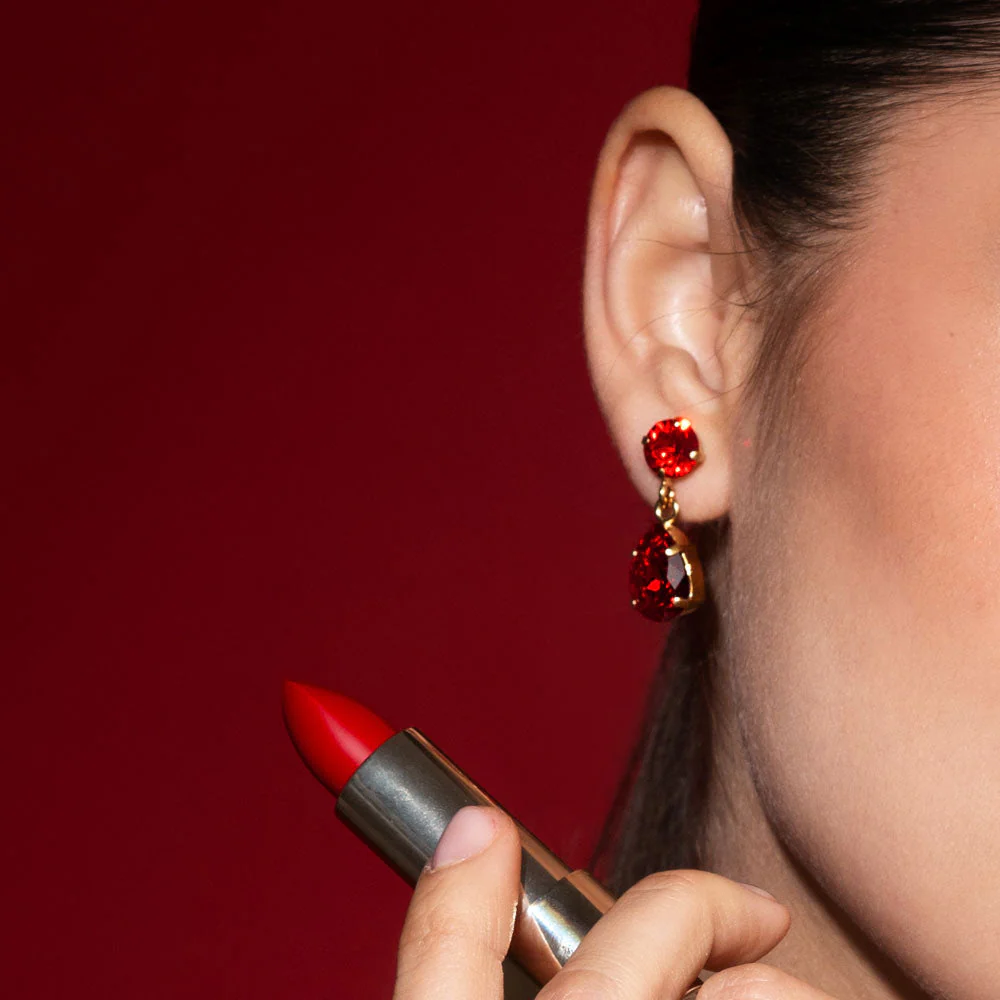 Mini Drop Earrings Gold