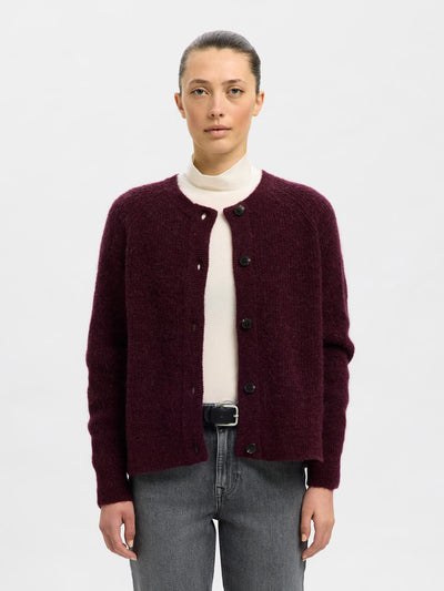 Slflulu LS Knit Short Cardigan