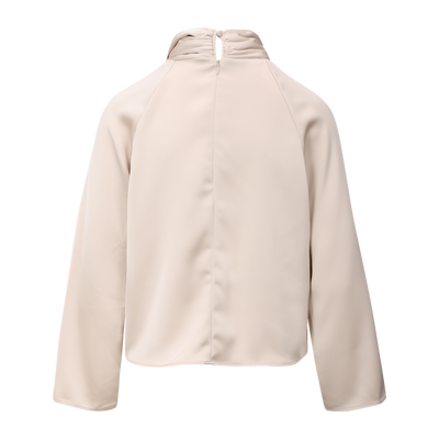 Cira Satin blouse with twist