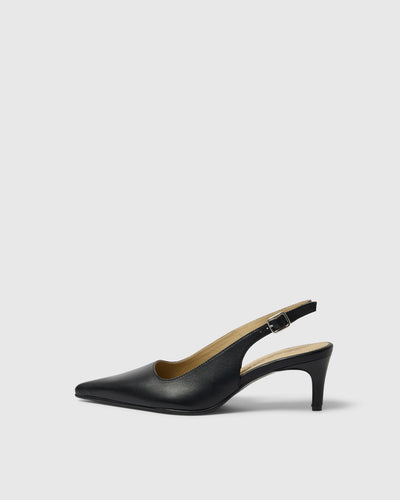 Slfisla Leather Pointy Slingback