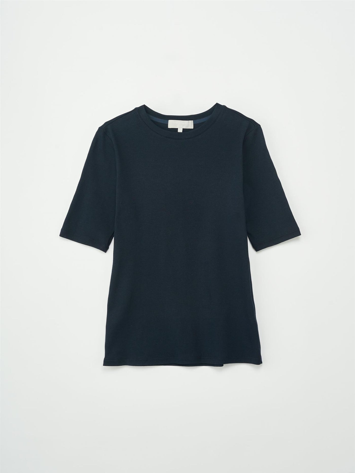 Half Sleeve Roundneck Rib Tee (Marianne Rib)