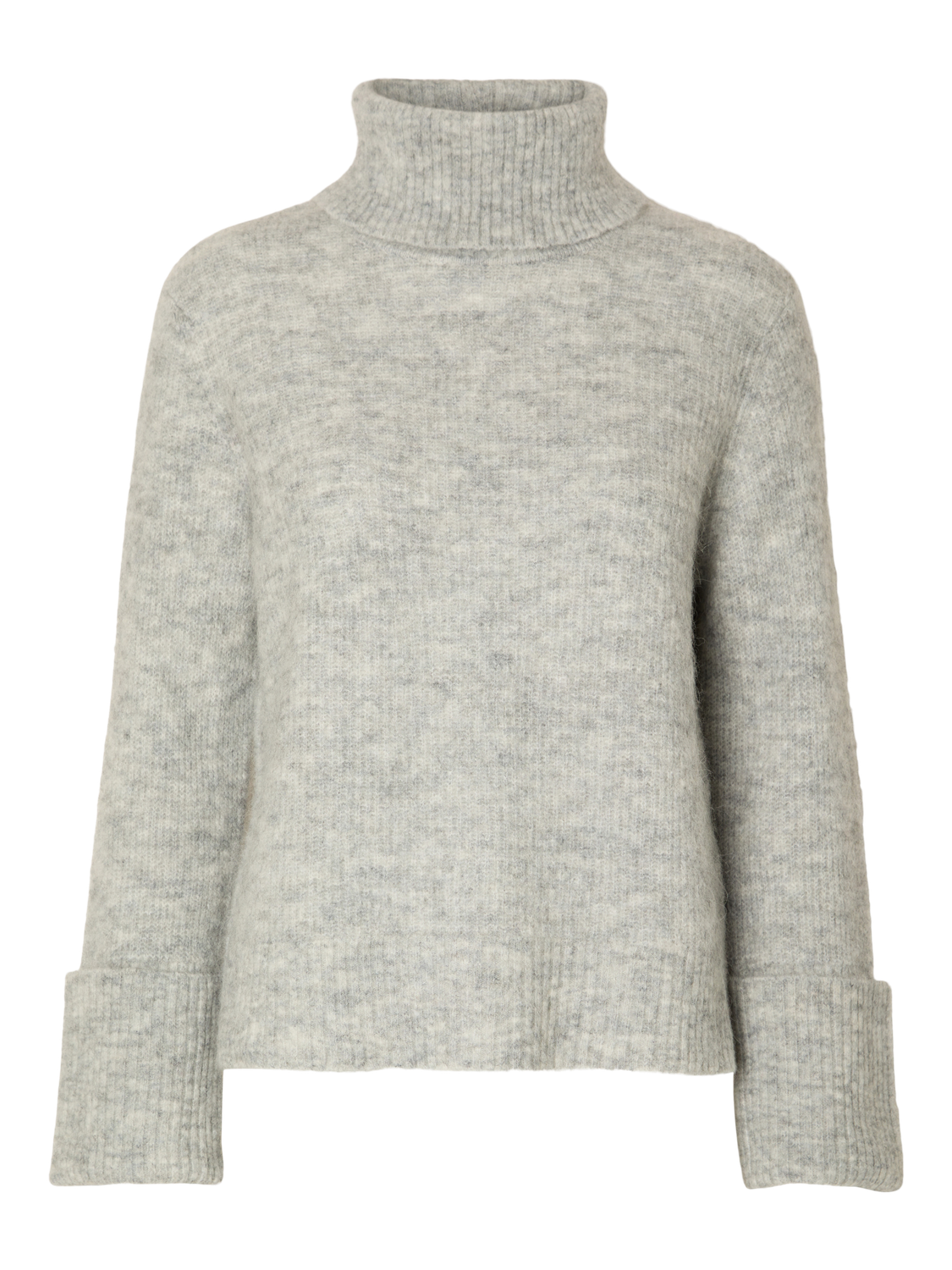 Slfsia ras LS knit rollneck