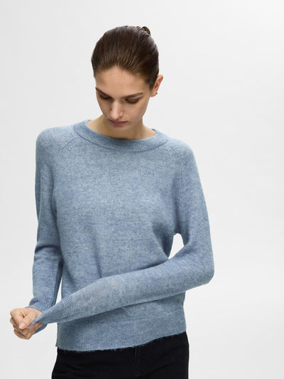 SLFLULU LS KNIT O-NECK