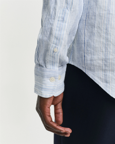 Reg Linen Stripe Shirt