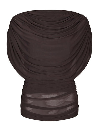 Cottuna Drapy Mesh Top