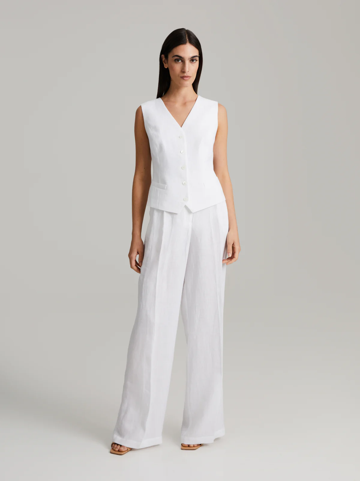 Maria Linen Vest