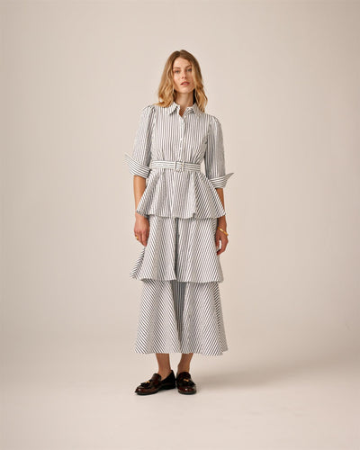 Seersucker Shirt Dress