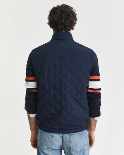 Quilted windcheater vest