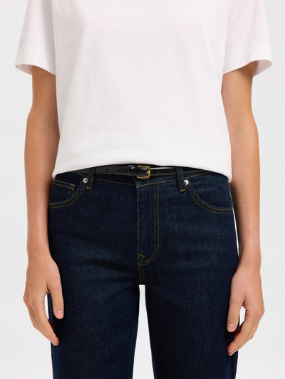 Slfiona Slim Leather Belt