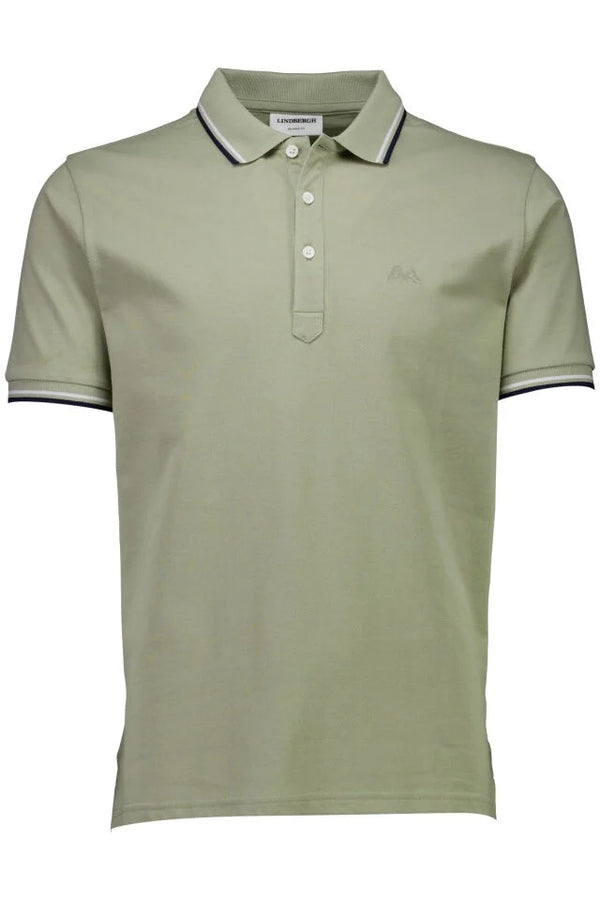 Polo shirt w contrast piping