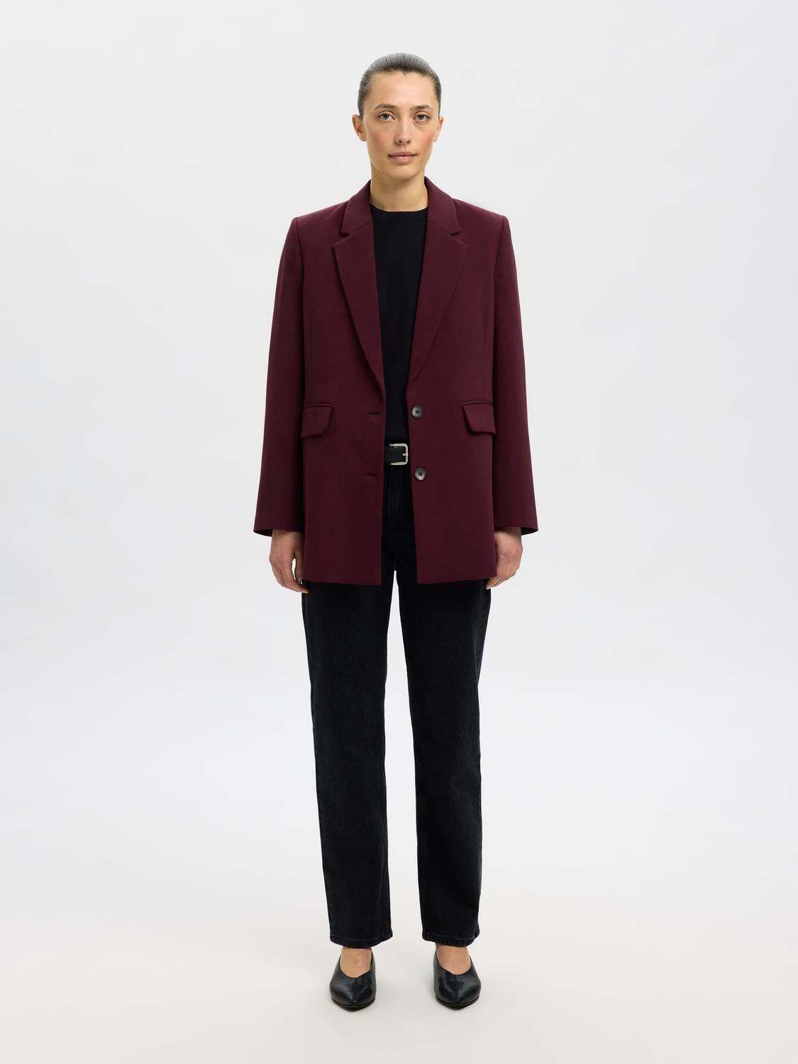 Slfrita Ls Relaxed Blazer Mel