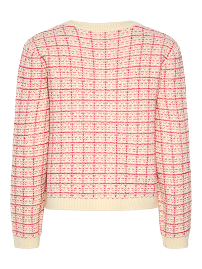 Yaslivia Ls Short Knit Cardigan