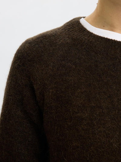 Slflulu Ls Knit O-Neck
