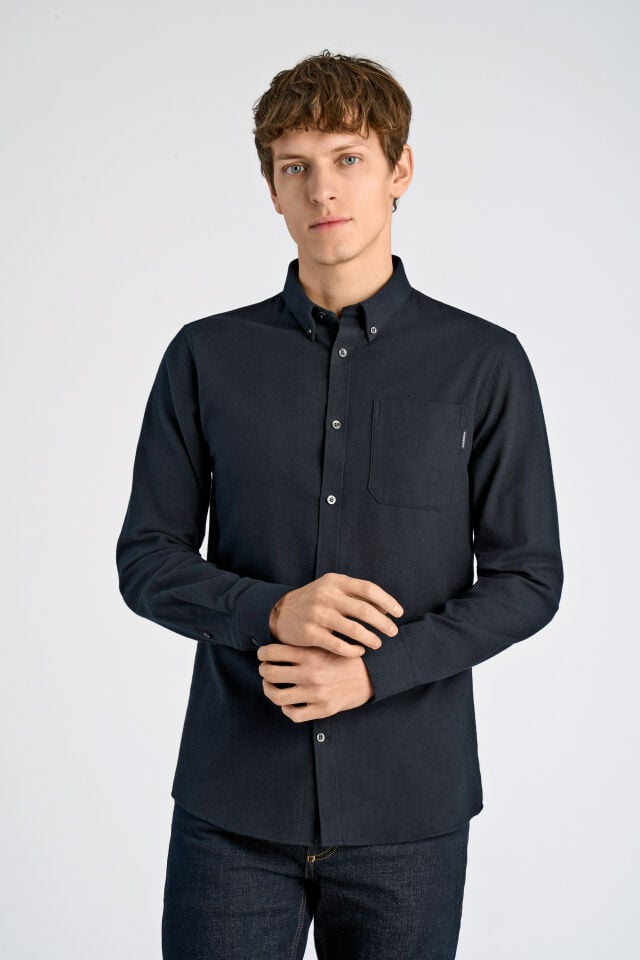 Brushed twill shirt