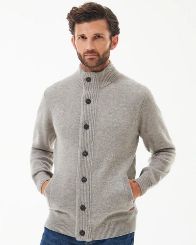 Essent Patch Zip Through Knitted Jumper