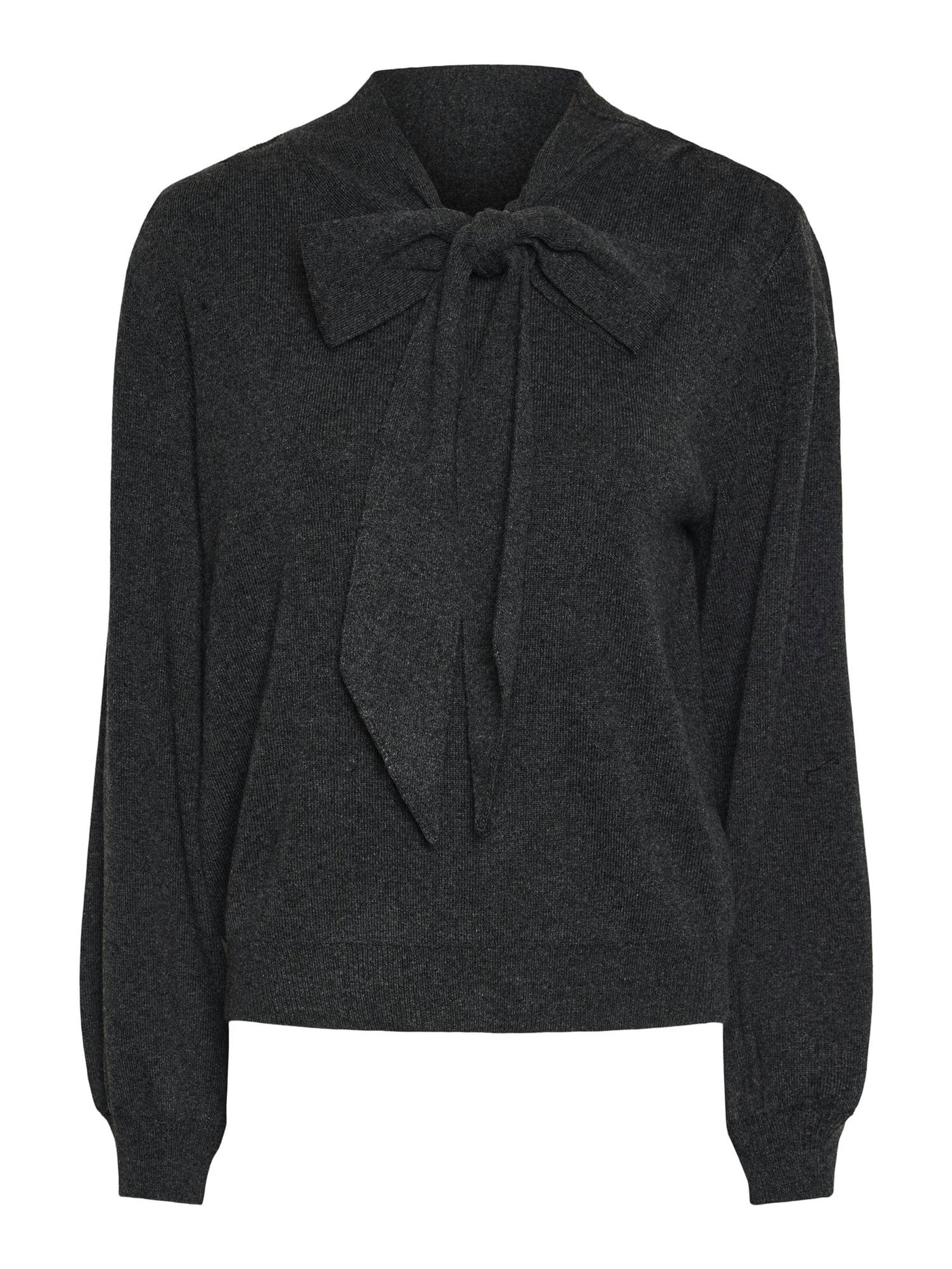 YASASSI LS BOW KNIT PULLOVER