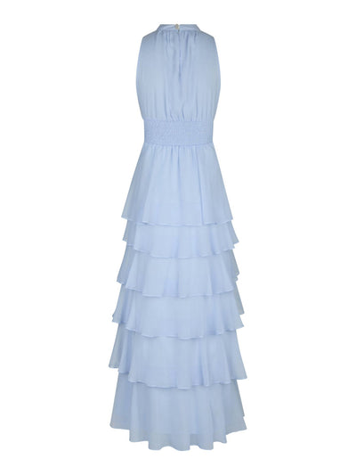 Marli Solid Chiffon Dress