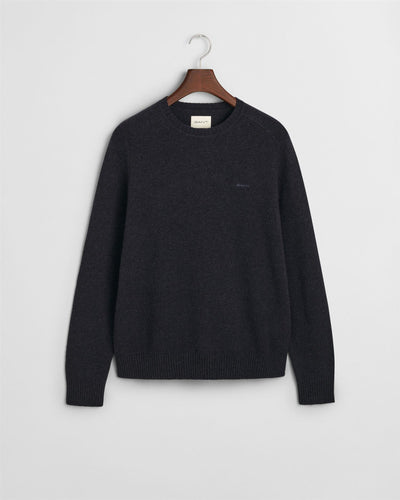 Wool blend c-neck